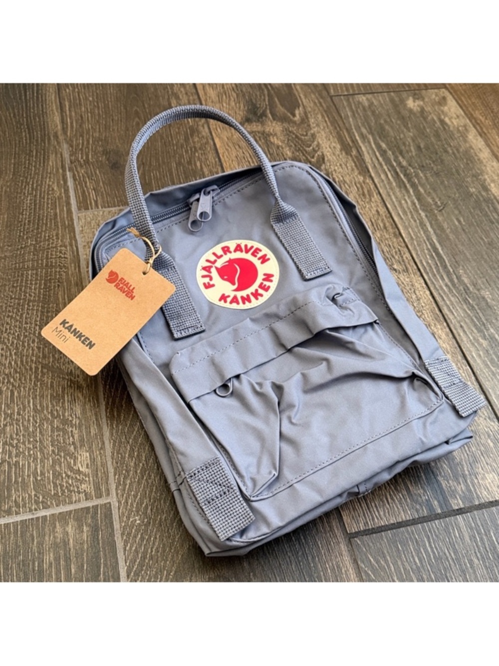 Fjallraven Mini Kanken Flint Grey Everyday Outdoor Backpack—Unisex - Picture 6 of 10